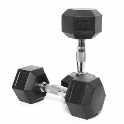 Swiss Barbell 10kg Hex Dumbbell (Pair)