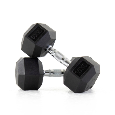 Swiss Barbell Hex Dumbbell 17.5kg (Pair)