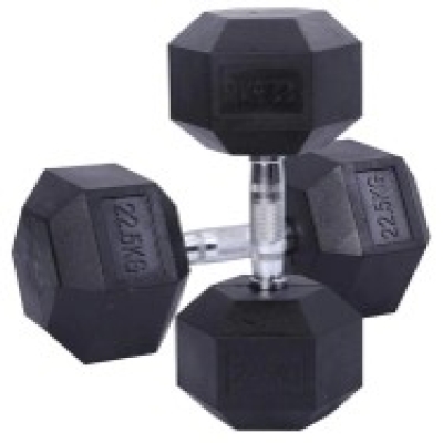 Swiss Barbell Hex Dumbbell 22.5kg (Pair)