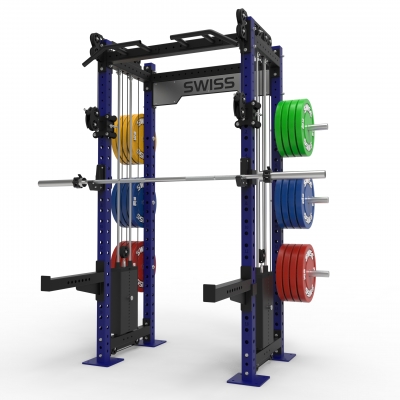 Swiss Performance Rack 2 x 120kg Stacks - Blue