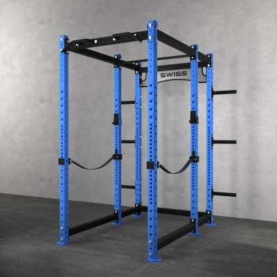 Swiss Performance Power Rack + Plate Storage