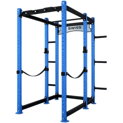 Swiss Performance Power Rack + Plate Storage