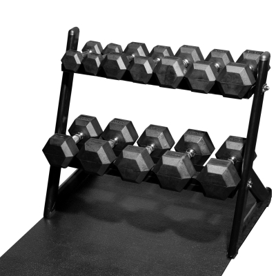 2.5kg-15kg 6 Pair Dumbbell Set + Rack + Mat